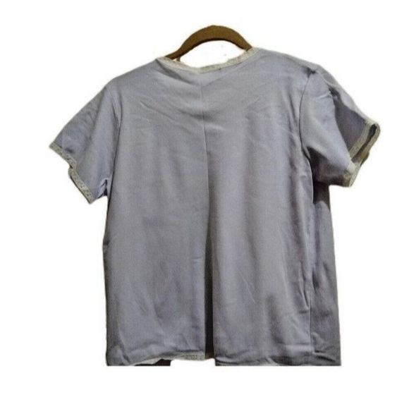 Mums & Blossums Maternity Nursing Short Pajamas Set - Short Sleeve - Size Small - Picture 5 of 5